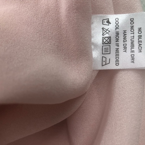 Superdown 2pc, ruffle wrap skirt, ruffle tie top, pink, XS, NWT - Picture 10 of 13